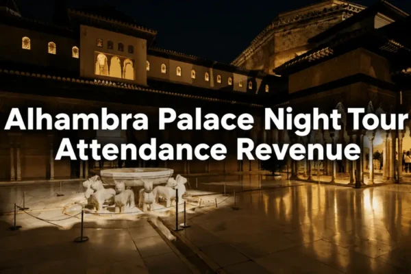 alhambra palace night tour attendance revenue