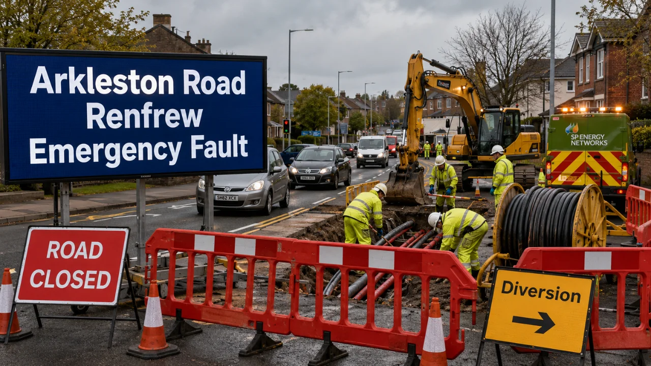 arkleston road renfrew emergency fault