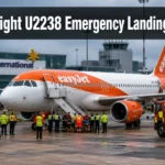 easyjet flight u2238 emergency landing newcastle