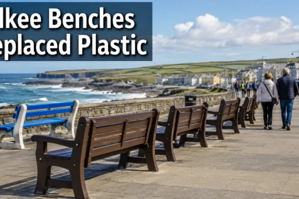 kilkee benches replaced plastic