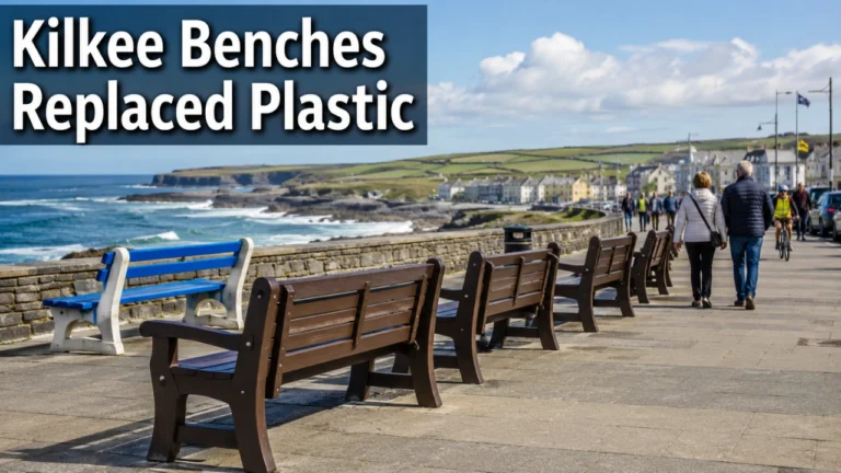 kilkee benches replaced plastic