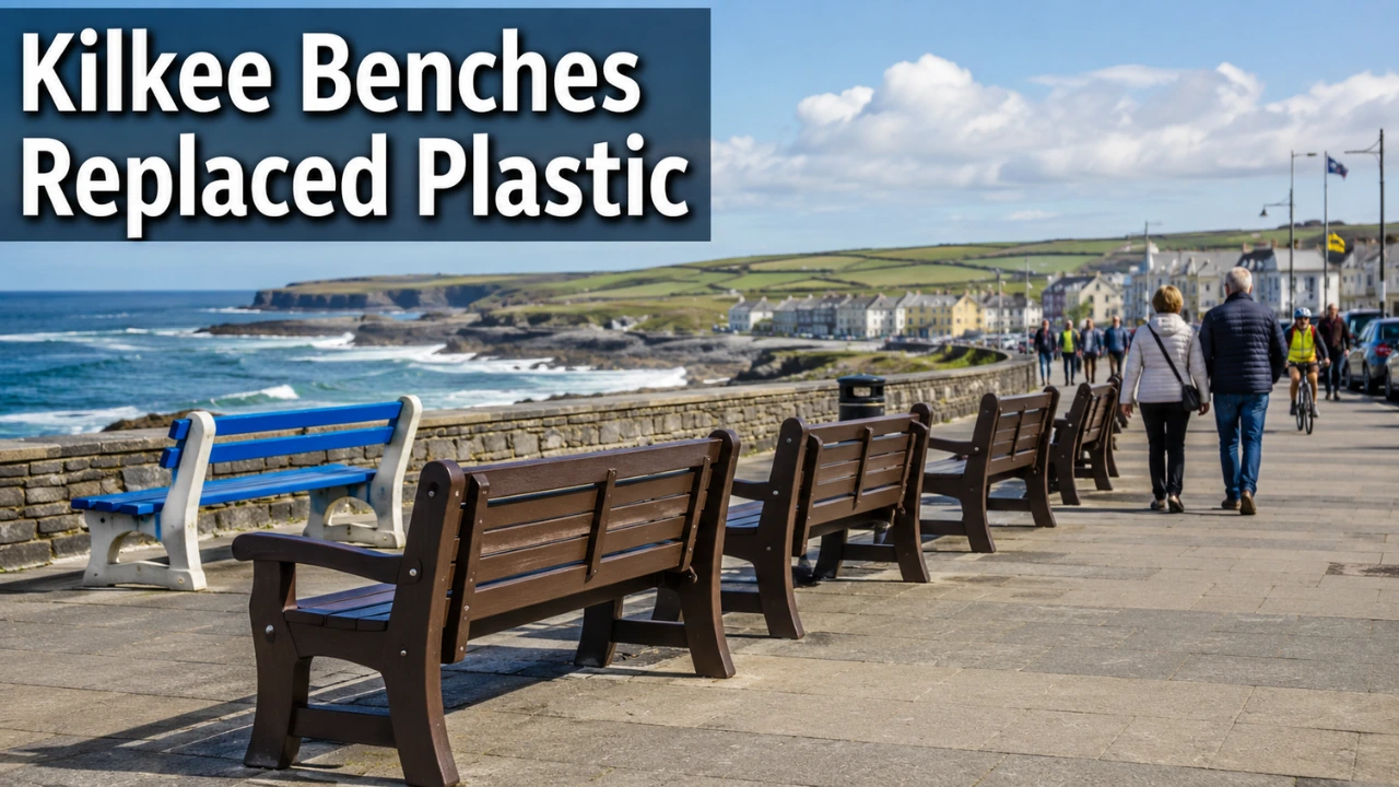 kilkee benches replaced plastic