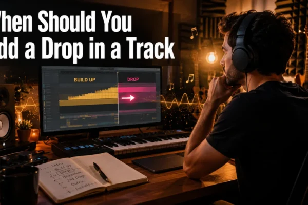 when should you add a drop in a track