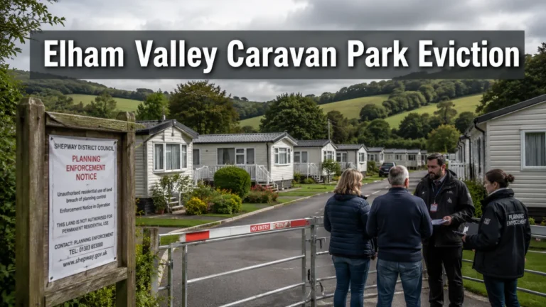 elham valley caravan park eviction