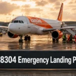 u28304 emergency landing paris