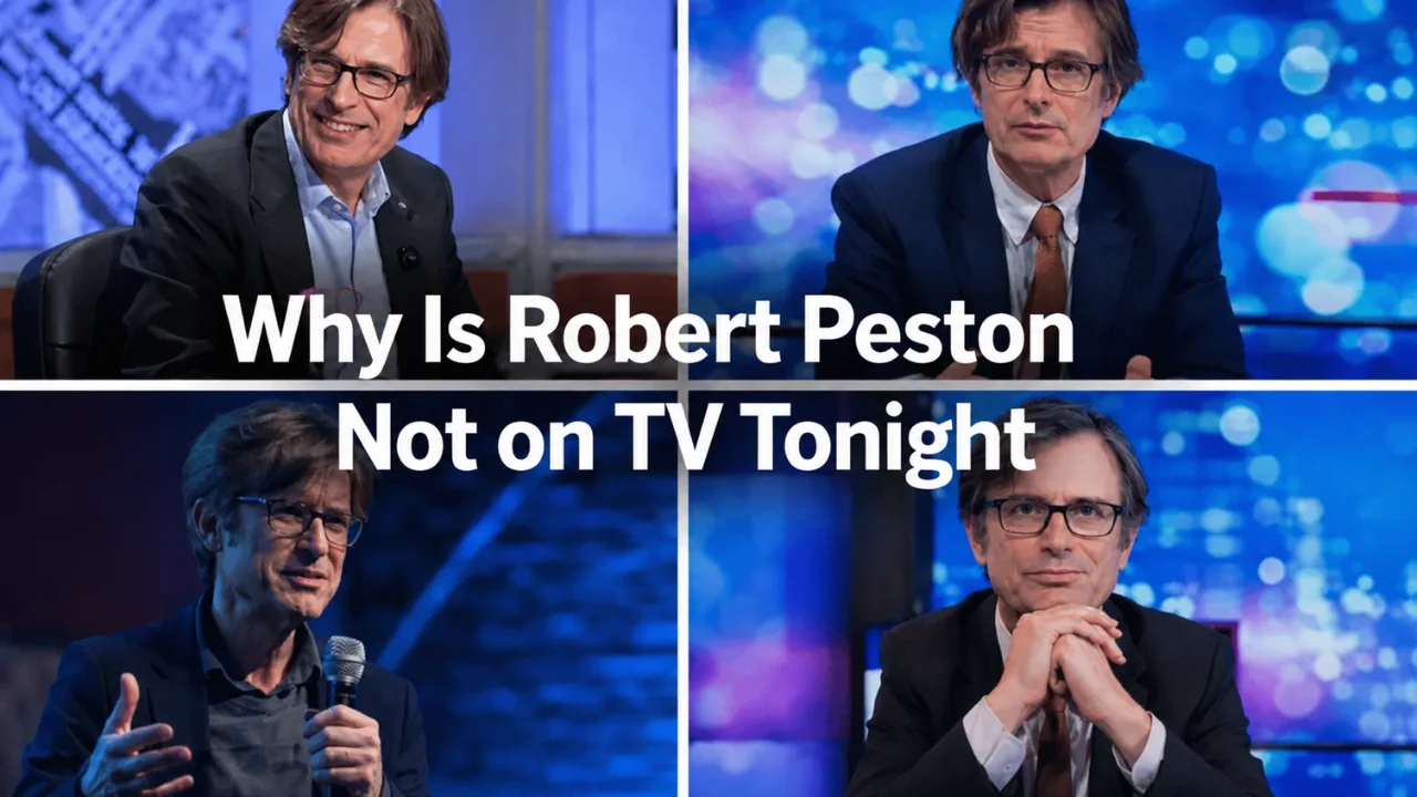 why is robert peston not on tv tonight