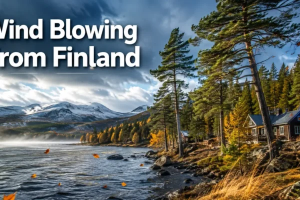 wind blowing from finland