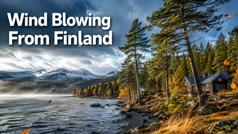 wind blowing from finland